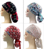 Breast Cancer Ponytail Scrub Cap Doctor Theatre Nurse Hospital Paediatric Vet Surgical