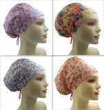New Floral Handmade Single Layer Scrub Cap Doctor Theatre Nurse