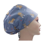 Shiba Puppies Euro Scrub Cap Doctor Hospital Surgical ODP Vet
