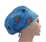 New Sea World Blue Euro Scrub Cap Doctor Hospital Surgical ODP Vet