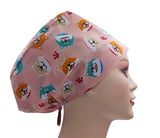 Shiba Puppies Euro Scrub Cap Doctor Hospital Surgical ODP Vet