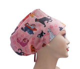 Disney Alice in Wonderland 2 Euro Scrub Cap Doctor Hospital Surgical ODP Vet