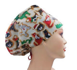 Christmas Serial 4 Euro Scrub Cap Doctor Hospital Surgical ODP Vet