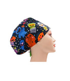 New Sesame Street  Euro Scrub Cap Doctor Hospital Surgical ODP Vet