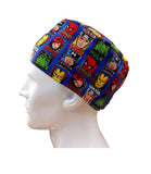 New Superman D C Comics Men's Velcro Closure Adjustable Scrub Cap Doctor Theatre Nurse Hospital Paediatric Vet Surgical