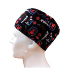 Batman Spiderman Men's Velcro Closure Adjustable Scrub Cap Doctor Theatre Nurse Hospital Paediatric Vet Surgical