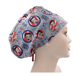 Betty Boop King Feature Patchwork Euro Scrub Cap Doctor Hospital Surgical ODP Vet