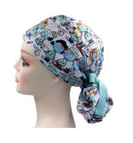Breast Cancer Ponytail Scrub Cap Doctor Theatre Nurse Hospital Paediatric Vet Surgical