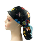 Mickey & Minnie 5 Ponytail Scrub Cap Doctor Theatre Nurse Hospital Paediatric Vet Surgical