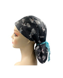 101 Dalmatians Dog Ponytail Scrub Cap Doctor Theatre Nurse Hospital Paediatric Vet Surgical