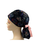 Disney Mulan,Beauty And The Beast,Evil Ponytail Scrub Cap Doctor Theatre Nurse Hospital Paediatric Vet Surgical