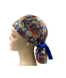 New Peanuts with Wood stock 1 Ponytail Scrub Cap Doctor Theatre Nurse Hospital Paediatric Vet Surgical