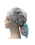 Marie Cats Ponytail Scrub Cap Doctor Theatre Nurse Hospital Paediatric Vet Surgical