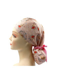 Peter Rabbits 1 Ponytail Scrub Cap Doctor Theatre Nurse Hospital Paediatric Vet Surgical