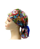 Mickey & Minnie 4 Ponytail Scrub Cap Doctor Theatre Nurse Hospital Paediatric Vet Surgical