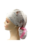 Peter Rabbits 2 Ponytail Scrub Cap Doctor Theatre Nurse Hospital Paediatric Vet Surgical