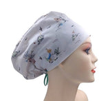 Peter Rabbit All Characters Euro Scrub Cap Doctor Hospital Surgical ODP Vet