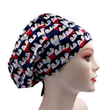 Animals Jersey Knit Comfy Euro Toggle Scrub Cap Doctor Theatre Nurse Hospital Paediatric Vet Surgical