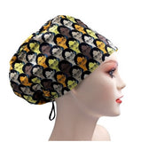 Rainbow Geometrics Euro Scrub Cap Doctor Hospital Surgical ODP Vet