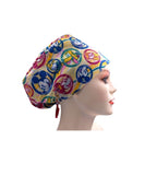 Disney Mickey Minnie 10 Euro Scrub Cap Doctor Hospital Surgical ODP Vet