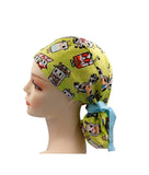 Milk Cartons, Drinks, Spreads TK,Veggie,Fruits Ponytail Scrub Cap Doctor Theatre Nurse Hospital Paediatric Vet Surgical