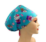 New Cute Kitty Euro Scrub Cap Doctor Hospital Surgical ODP Vet