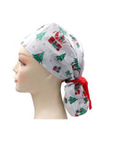 Christmas Gifts,Greeting,Snowman 1 Ponytail Scrub Cap Doctor Theatre Nurse Hospital Paediatric Vet Surgical (Copy)