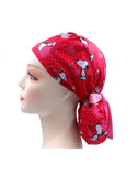 Peanuts with Wood stock 2 Ponytail Scrub Cap Doctor Theatre Nurse Hospital Paediatric Vet Surgical