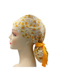 New Gudetama Lazy Egg Ponytail Scrub Cap Doctor Theatre Nurse Hospital Paediatric Vet Surgical