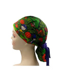 Peanuts Halloween Christmas 4 Ponytail Scrub Cap Doctor Theatre Nurse Hospital Paediatric Vet Surgical