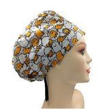 Gudetama Lazy Egg 2 Euro Scrub Cap Doctor Hospital Surgical ODP Vet