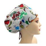 New Christmas Dr. Seuss The Grinch 4 Euro Scrub Cap Doctor Hospital Surgical ODP Vet