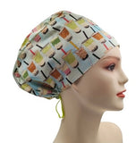 Cup Cakes Candy，Milk Tea Euro Scrub Cap Doctor Hospital Surgical ODP Vet
