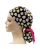 New Gudetama Lazy Egg Ponytail Scrub Cap Doctor Theatre Nurse Hospital Paediatric Vet Surgical