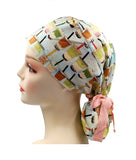 Morning Coffee Times Ponytail Scrub Cap Doctor Theatre Nurse Hospital Paediatric Vet Surgical