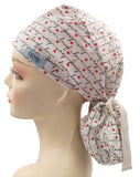 Breast Cancer Ponytail Scrub Cap Doctor Theatre Nurse Hospital Paediatric Vet Surgical
