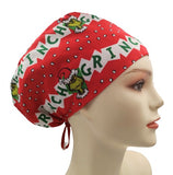 New Christmas Dr. Seuss The Grinch 3 Euro Scrub Cap Doctor Hospital Surgical ODP Vet