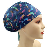 New Sea World Blue Euro Scrub Cap Doctor Hospital Surgical ODP Vet