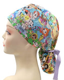 Japanese Anime Cartoon Characters 1 Ponytail Scrub Cap Doctor Theatre Nurse Hospital Paediatric Vet Surgical