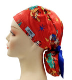 Mickey & Minnie 3 Ponytail Scrub Cap Doctor Theatre Nurse Hospital Paediatric Vet Surgical