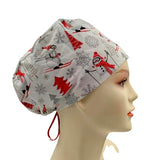 Christmas Serial 2 Euro Scrub Cap Doctor Hospital Surgical ODP Vet