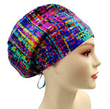 Geometric，Swirls Euro Scrub Cap Doctor Hospital Surgical ODP Vet