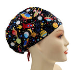 Starries Planets Euro Scrub Cap Doctor Hospital Surgical ODP Vet