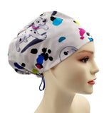 101 Dalmatians Dogs 1 Euro Scrub Cap Doctor Hospital Surgical ODP Vet