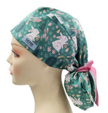 Peter Rabbits 2 Ponytail Scrub Cap Doctor Theatre Nurse Hospital Paediatric Vet Surgical