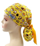 New Gudetama Lazy Egg Ponytail Scrub Cap Doctor Theatre Nurse Hospital Paediatric Vet Surgical