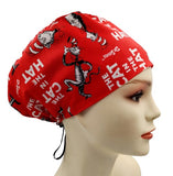 New Christmas Dr. Seuss The Grinch 3 Euro Scrub Cap Doctor Hospital Surgical ODP Vet