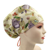 New Japanese Anime Characters Torono & Friends Euro Scrub Cap Doctor Hospital Surgical ODP Vet