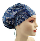 Geometric，Swirls Euro Scrub Cap Doctor Hospital Surgical ODP Vet
