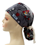 Nightmare before Christmas 4 Ponytail Scrub Cap Doctor Theatre Nurse Hospital Paediatric Vet Surgical